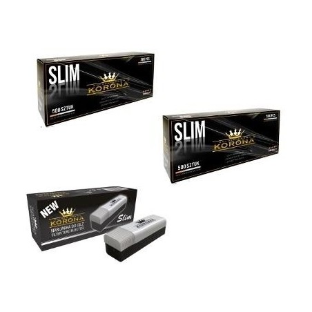 Pachet tuburi Korona Slim 1000 si aparat injectat Slim