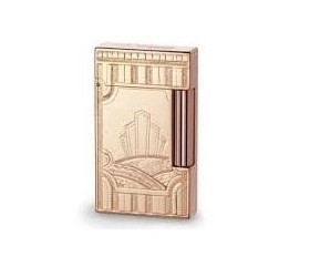 Bricheta S.T. Dupont Ligne 2 Art Deco Rose Gold