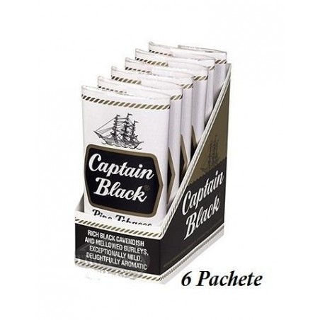 Tutun pentru pipa Captain Black Regular 6 pachete