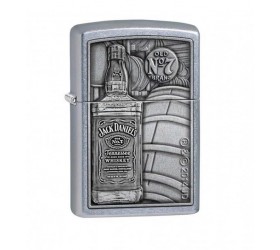 Bricheta Zippo Jack Daniels Bottle and Barrel Street Chrome