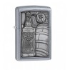 Bricheta Zippo Jack Daniels Bottle and Barrel Street Chrome