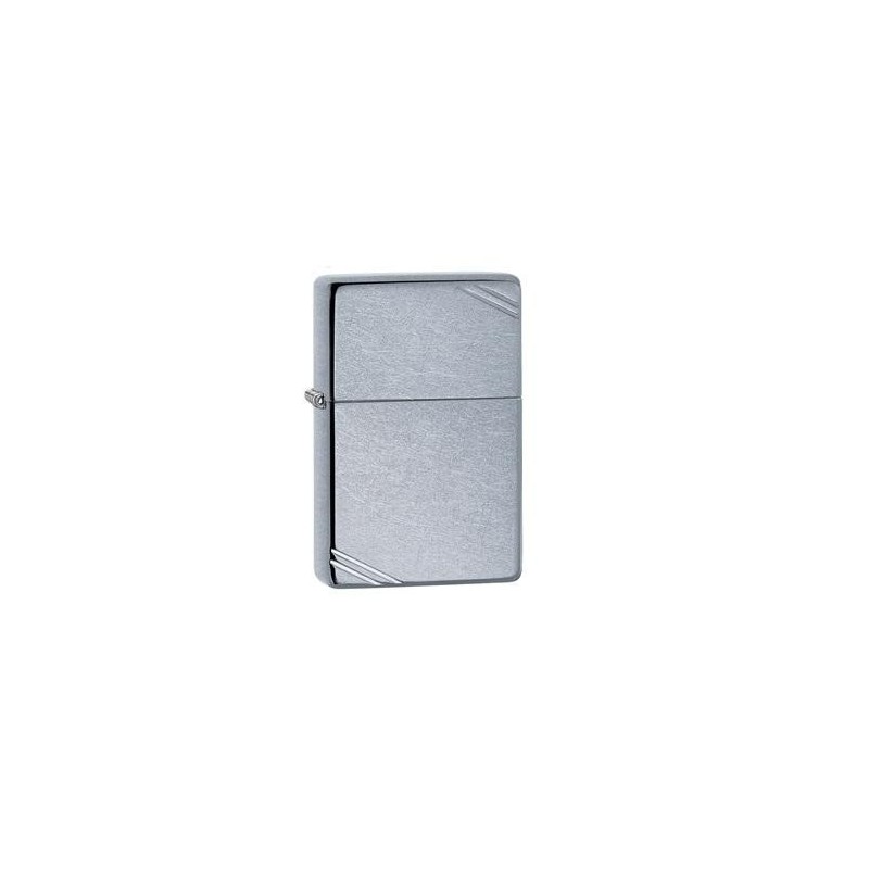 Bricheta Zippo 1935 Replica with Slashes Street Chrome