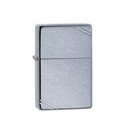 Bricheta Zippo 1935 Replica with Slashes Street Chrome