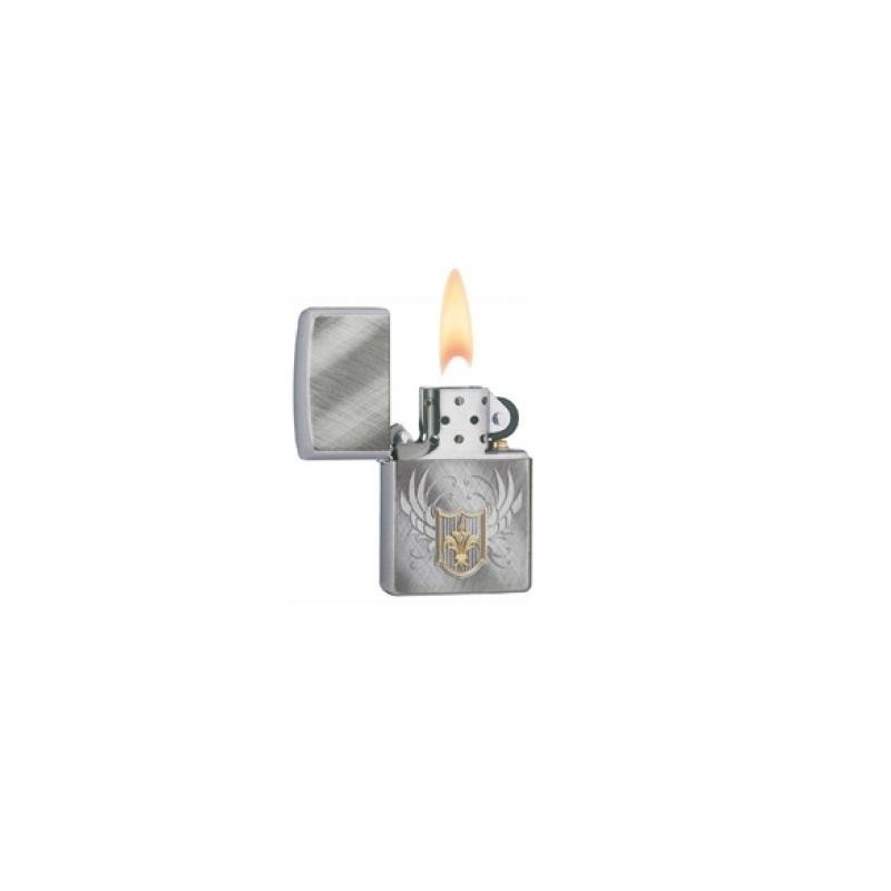 Bricheta Zippo 28852 Crest Diagonal Weave