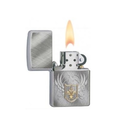 Bricheta Zippo 28852 Crest Diagonal Weave