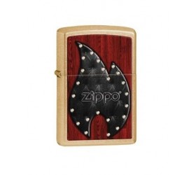 Bricheta Zippo 28832 Flame Brass Gold Dust