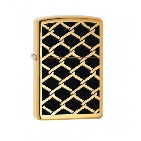 Bricheta Zippo 28675 Fence High Polished Brass