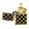 Bricheta Zippo 28675 Fence High Polished Brass