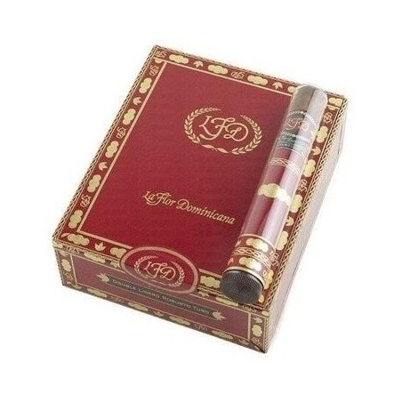 Trabucuri La Flor Dominicana Double Ligero Crystal Tubo Robusto 10