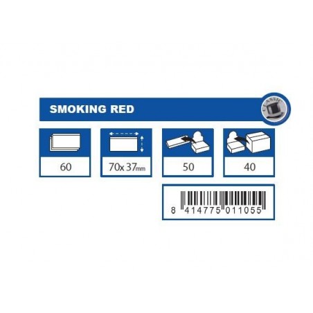 Foite rulat tigari Smoking no 8 Red