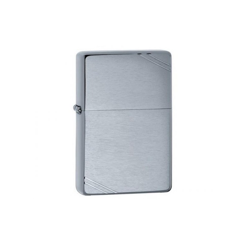 Bricheta Zippo 230 Vintage Brushed Chrome Slashes