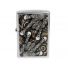 Bricheta Zippo 28869 Skull Scroll Hand