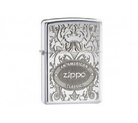 Bricheta Zippo 24751 Crown Stamp High Polish Chrome