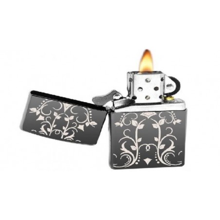 Bricheta Zippo 28833 Ice Floral Design
