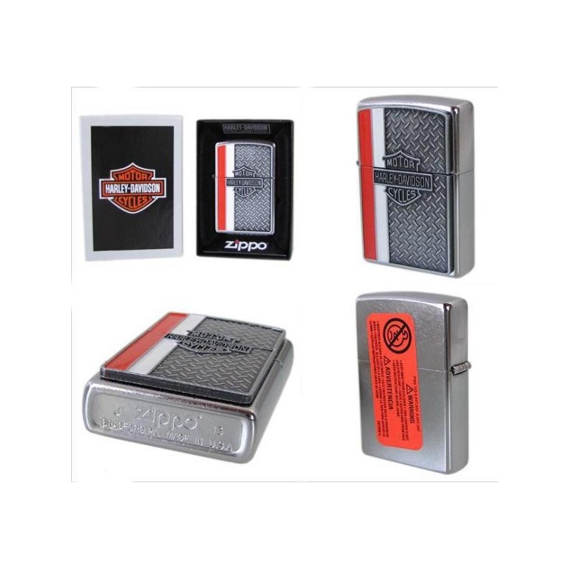 Bricheta Zippo 28732 Harley Davidson Diamond Plate
