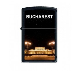 Bricheta Zippo Black Matte Casa Poporului