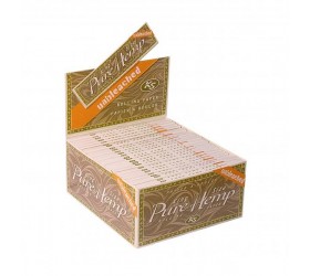 Set foite de rulat Pure Hemp Unbleached 50 pachete