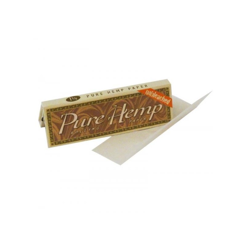 Set foite de rulat Pure Hemp Unbleached 50 pachete