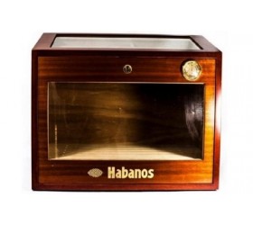Humidor trabucuri Presidente Cristal Inclinado Brown