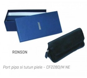 Borsete pentru 2 pipe Ronson Black