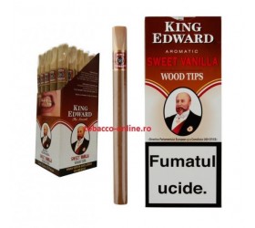 Tigari de foi King Edward Wood Tips Vanilla 50