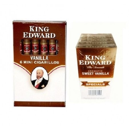 Tigari de foi King Edward Mini Cigarillo Vanilla 60