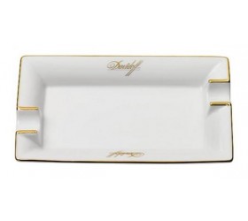 Scrumiera Davidoff Portelan Alb-Auriu mica
