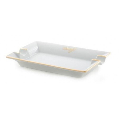 Scrumiera Davidoff Portelan Alb-Auriu mica
