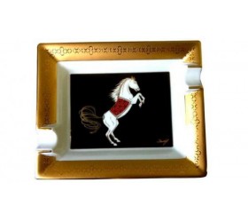 Scrumiera Davidoff Portelan Dav LM Horse Gold