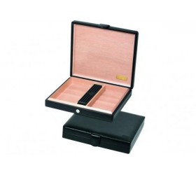 Humidor Zino Travel SM Piele Negru 15 trabucuri
