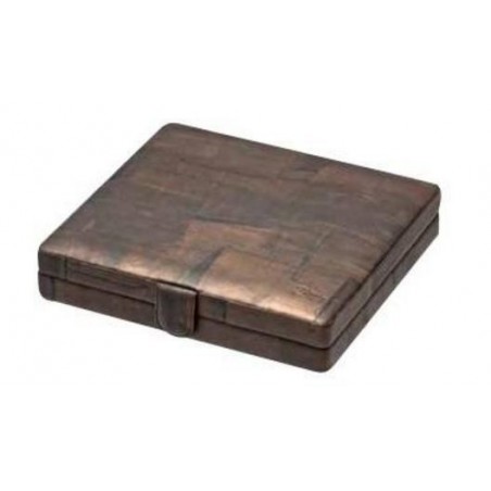 Humidor Zino Travel Londra Piele Maro
