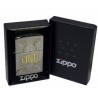 Bricheta Zippo Engraved King Black Ice
