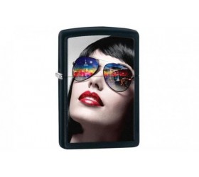 Bricheta Reflective Sunglasses Black Matte