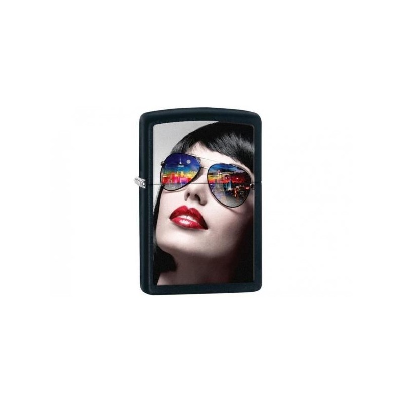 Bricheta Reflective Sunglasses Black Matte