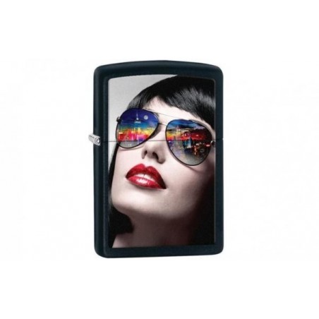 Bricheta Reflective Sunglasses Black Matte