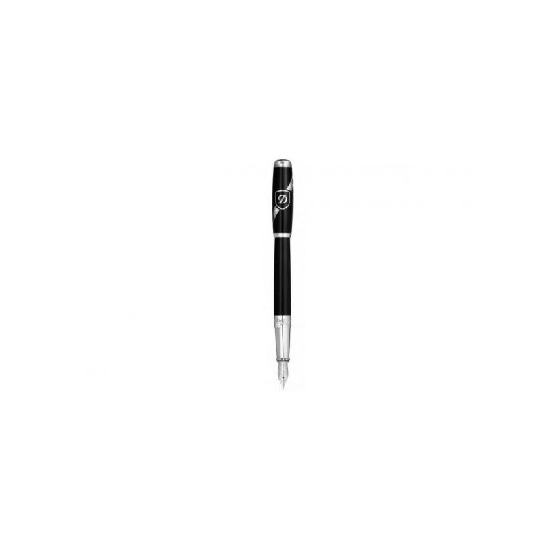 Stilou S.T. Dupont Fount Elysee Line D Placed Lacquer Blason