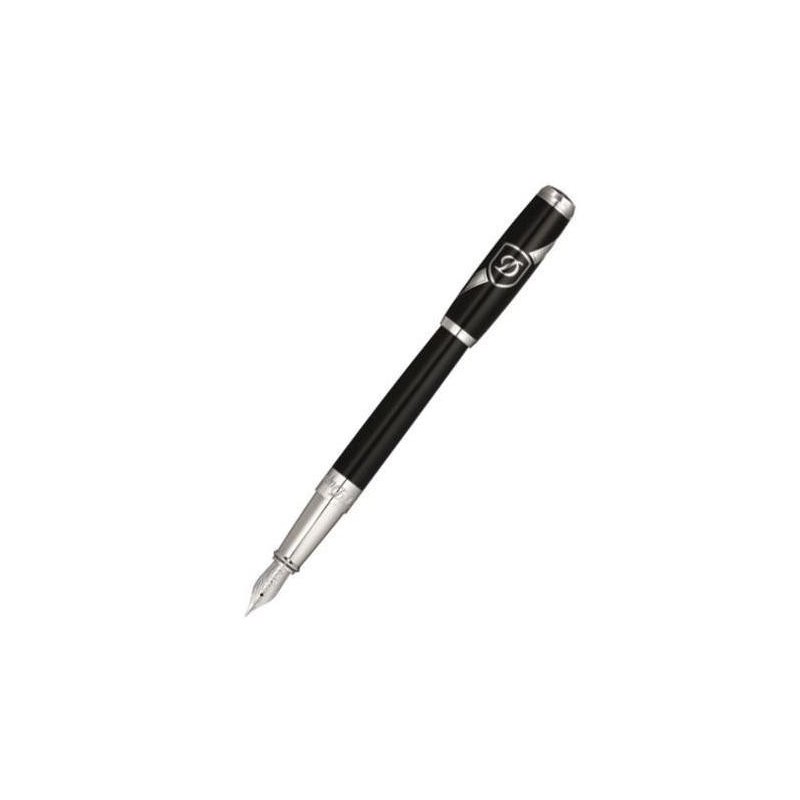 Stilou S.T. Dupont Fount Elysee Line D Placed Lacquer Blason