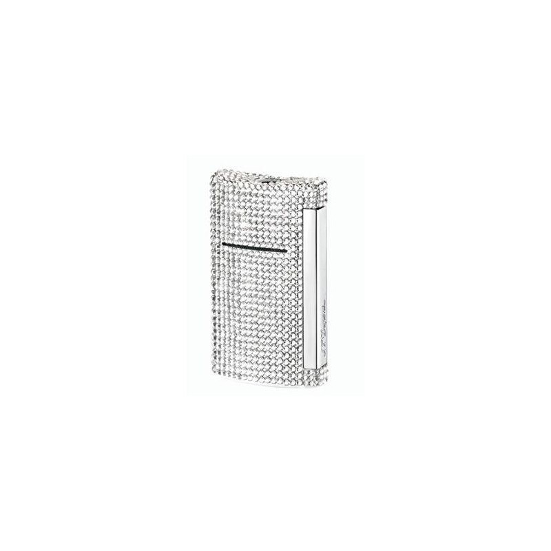 Bricheta S.T. Dupont Minijet Swarovski Cristals Chrome