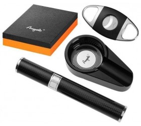 Set accesorii trabuc Angelo Luna Black