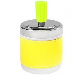 Scrumiera rotativa Angelo galben neon 7 cm