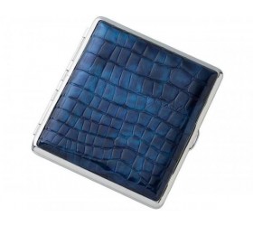 Tabachera Angelo Croc Albastru Cauciuc 20 tigarete