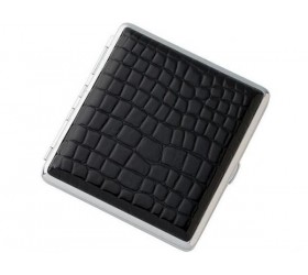 Tabachera Angelo Croc Negru Cauciuc 20 tigarete