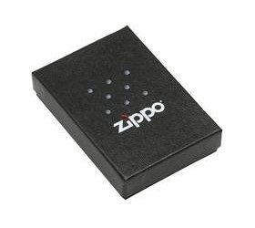 Bricheta Zippo Shamrock Emblem Brushed Brass