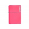 Bricheta Zippo Neon Pink Logo