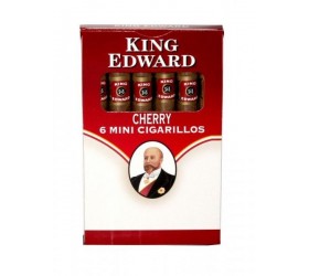 Tigari de foi King Edward Mini Cigarillos Cherry 6