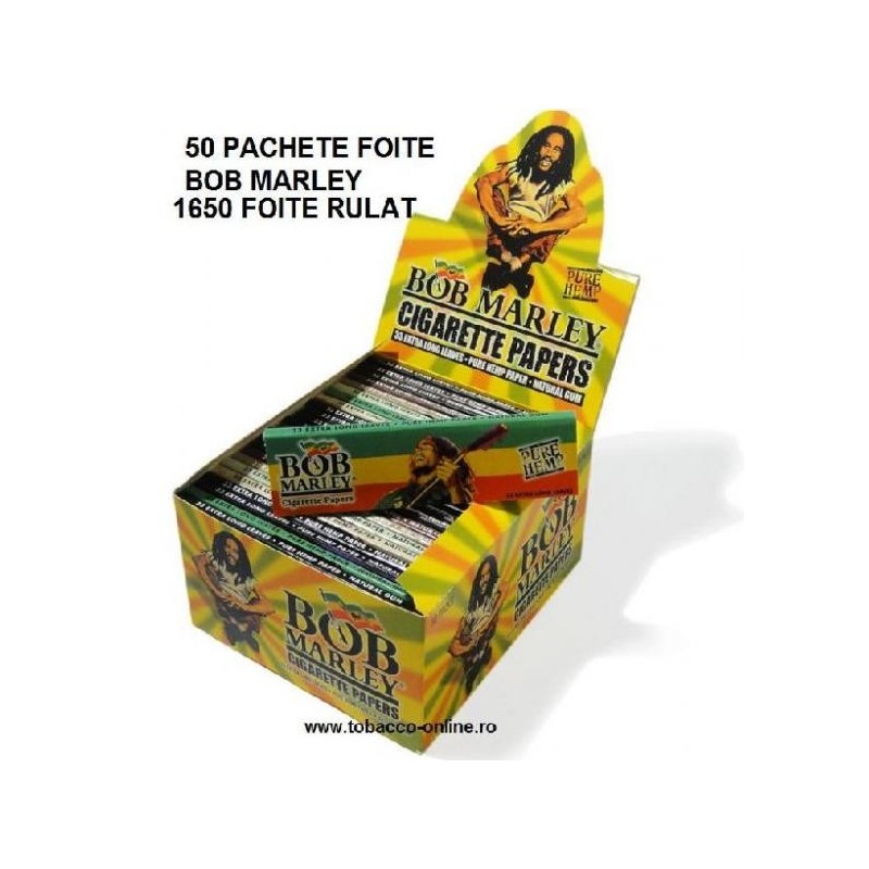 Foite rulat tigari Bob Marley King Size 50 pachete
