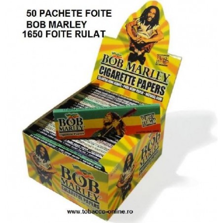 Foite rulat tigari Bob Marley King Size 50 pachete