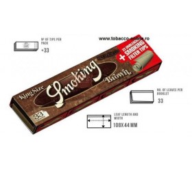 Foite si filtre Smoking King Size Brown Connoissieur 33