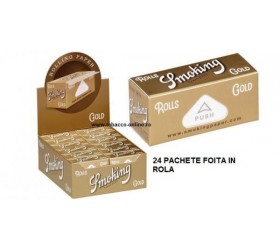 Foita in rola Smoking Gold Rolls 24 pachete