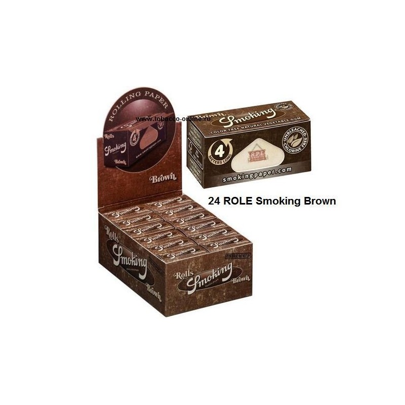 Foita in rola Smoking Brown Rolls 24 pachete